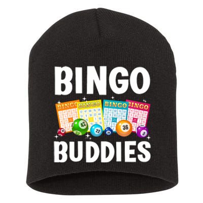 Bingo Buddies Design For Bingo Lover Bingo Player Short Acrylic Beanie