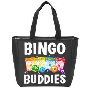 Bingo Buddies Design For Bingo Lover Bingo Player Zip Tote Bag