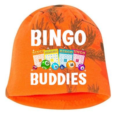 Bingo Buddies Design For Bingo Lover Bingo Player Kati - Camo Knit Beanie