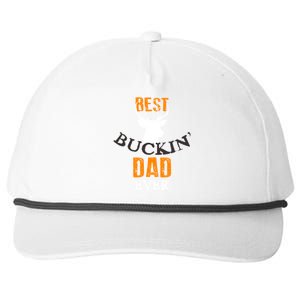 Best Buckin Dad Ever Gift Snapback Five-Panel Rope Hat