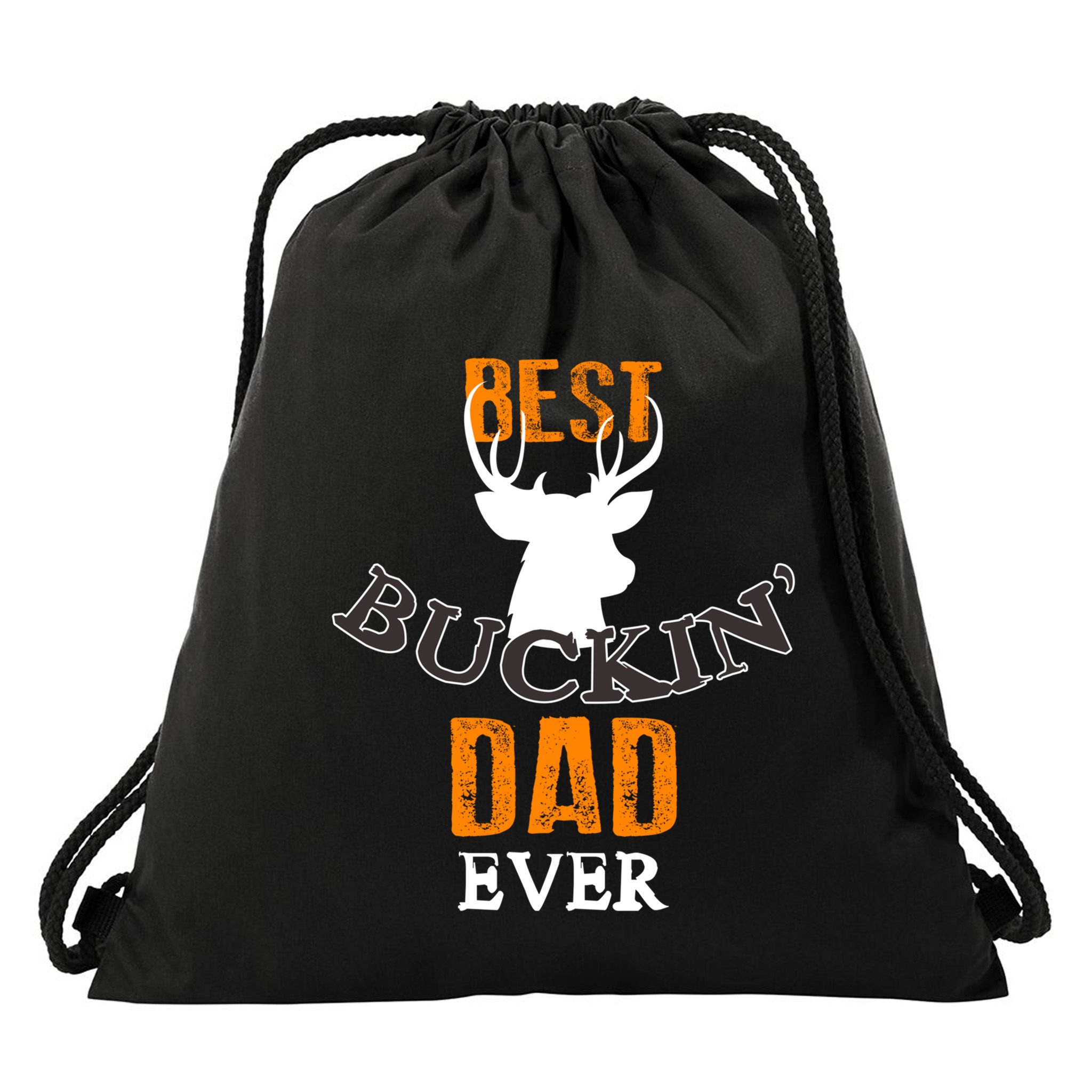 Best Buckin Dad Ever Gift Drawstring Bag