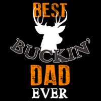 Best Buckin Dad Ever Gift Drawstring Bag
