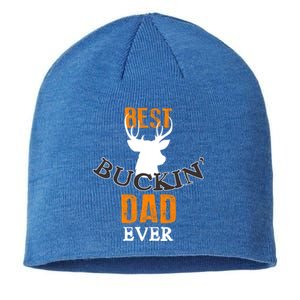 Best Buckin Dad Ever Gift Sustainable Beanie