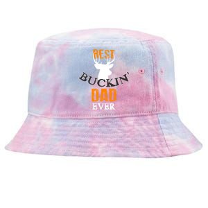 Best Buckin Dad Ever Gift Tie-Dyed Bucket Hat