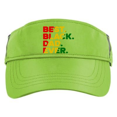 Best Black Dad Ever Gift Adult Drive Performance Visor