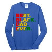 Best Black Dad Ever Gift Tall Long Sleeve T-Shirt