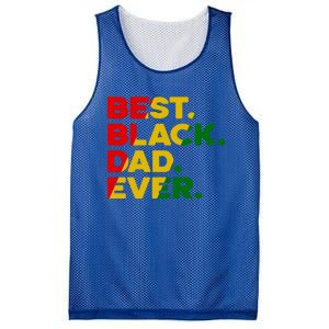 Best Black Dad Ever Gift Mesh Reversible Basketball Jersey Tank