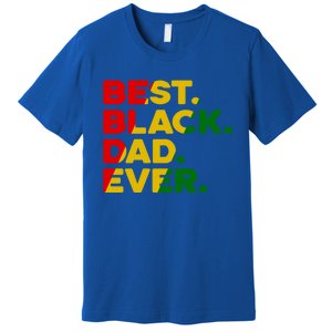 Best Black Dad Ever Gift Premium T-Shirt