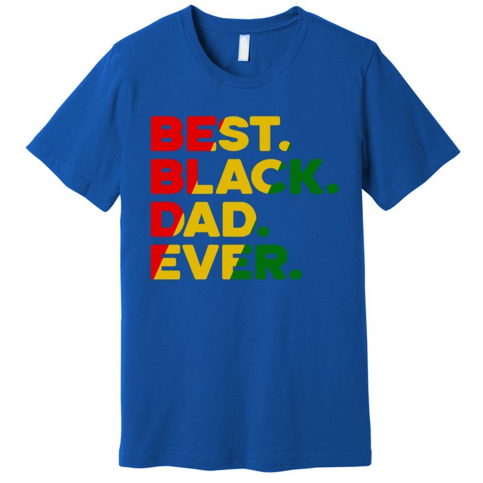 Best Black Dad Ever Gift Premium T-Shirt