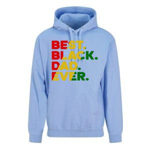 Best Black Dad Ever Gift Unisex Surf Hoodie