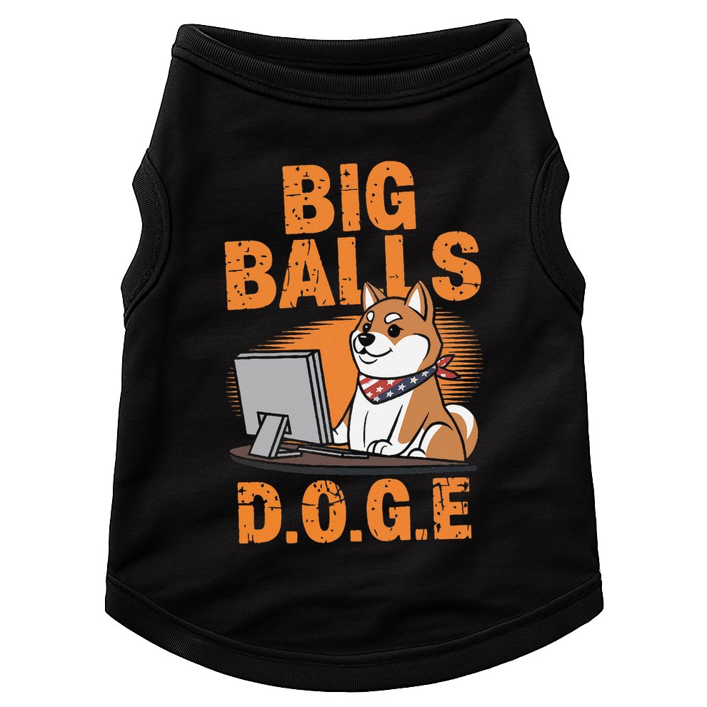 Big Balls D.O.G.E Doge Funny Doggie Tank