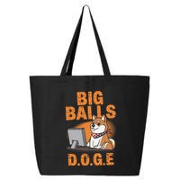 Big Balls D.O.G.E Doge Funny 25L Jumbo Tote