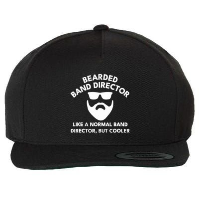 Funny Bearded Band Director Definition  Wool Snapback Cap