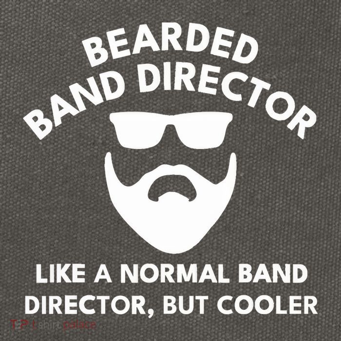 Funny Bearded Band Director Definition  Cotton Canvas Backpack