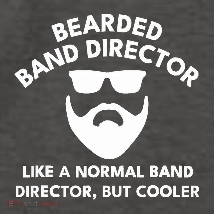 Funny Bearded Band Director Definition  Vector Backpack