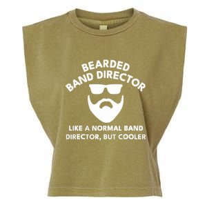 Funny Bearded Band Director Definition  Garment-Dyed Women's Muscle Tee