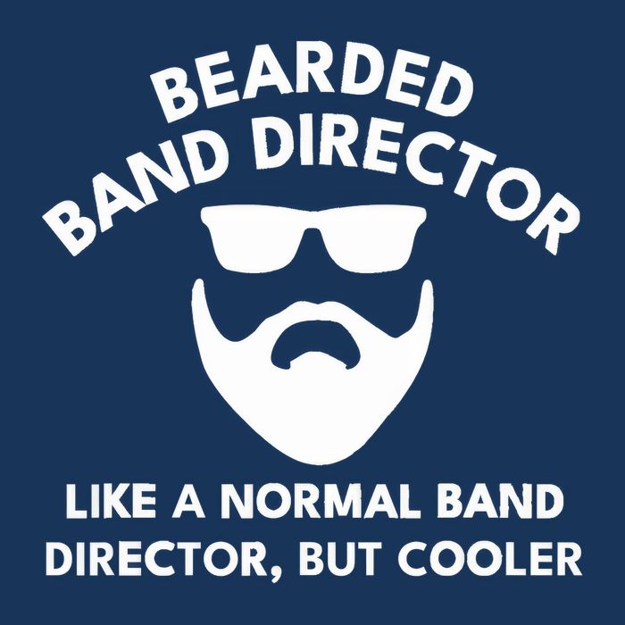 Funny Bearded Band Director Definition  Apron