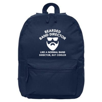 Funny Bearded Band Director Definition  16 in Basic Backpack