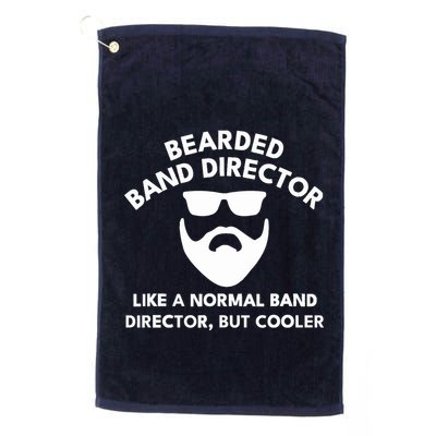 Funny Bearded Band Director Definition  Golf Towel