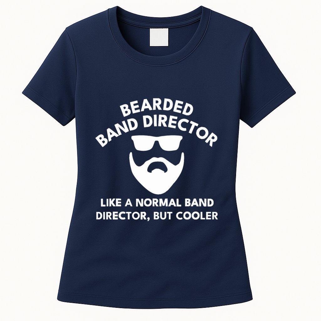 Funny Bearded Band Director Definition  Womens T-Shirt