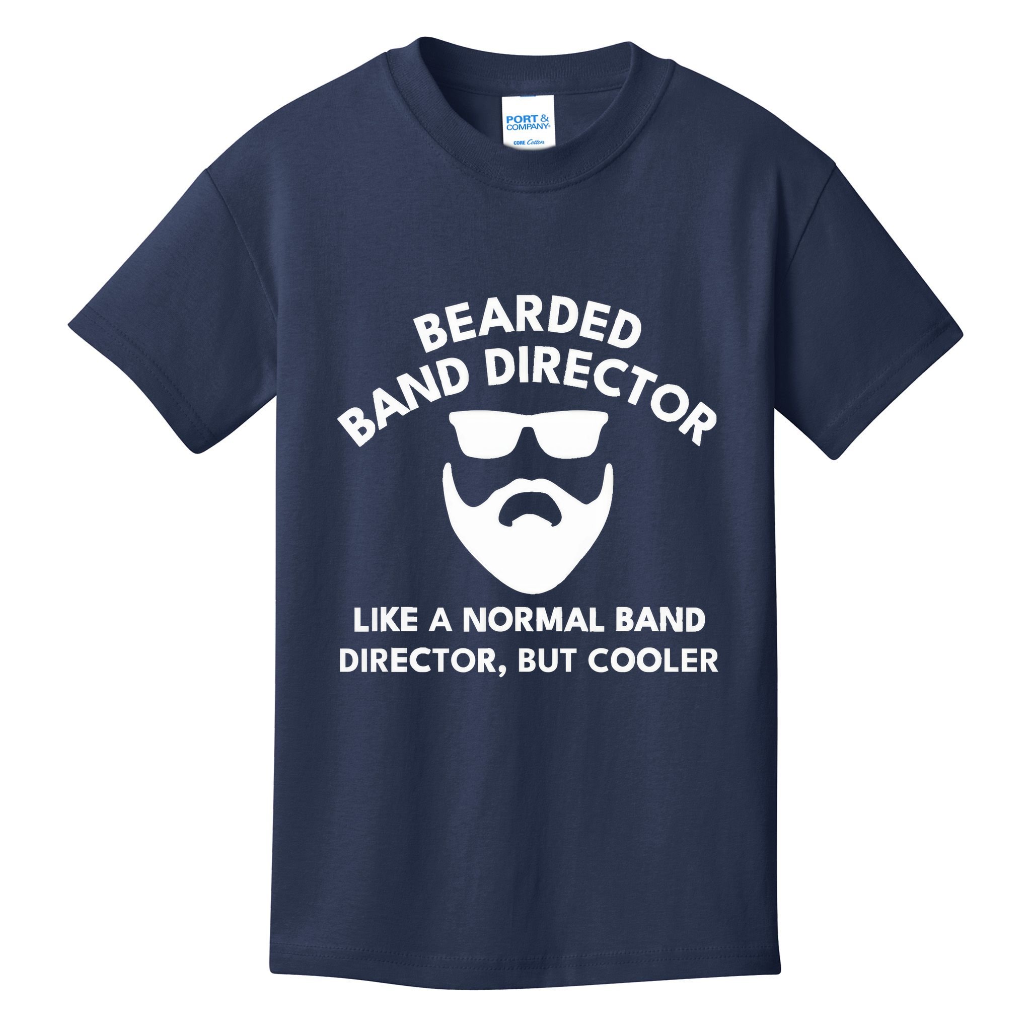 Funny Bearded Band Director Definition  Kids T-Shirt