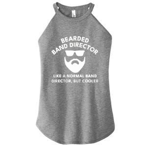 Funny Bearded Band Director Definition  Women's Perfect Tri Rocker Tank