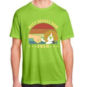 Best Beagle Dad Ever Dog Owner Father Funny Gift Adult ChromaSoft Performance T-Shirt