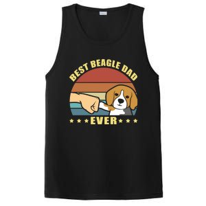 Best Beagle Dad Ever Dog Owner Father Funny Gift PosiCharge Competitor Tank