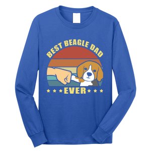 Best Beagle Dad Ever Dog Owner Father Funny Gift Long Sleeve Shirt