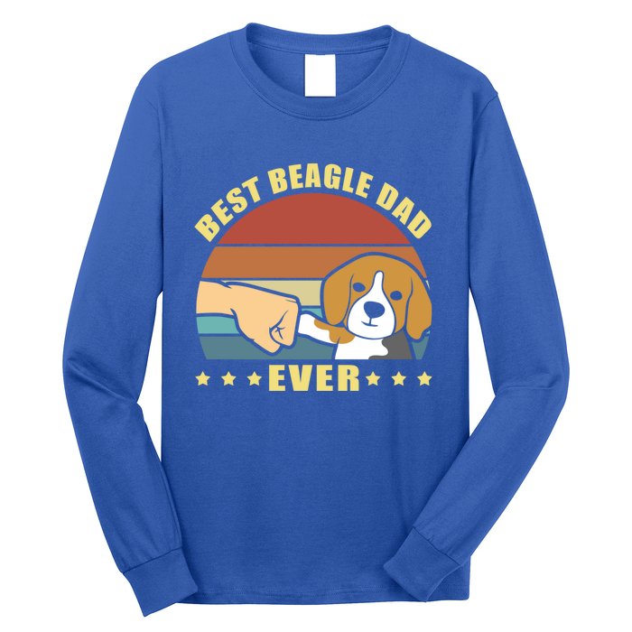 Best Beagle Dad Ever Dog Owner Father Funny Gift Long Sleeve Shirt