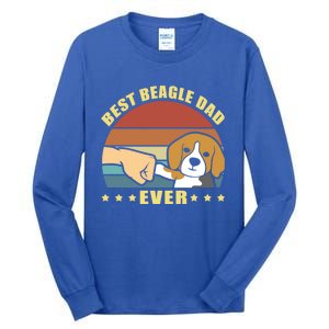 Best Beagle Dad Ever Dog Owner Father Funny Gift Tall Long Sleeve T-Shirt