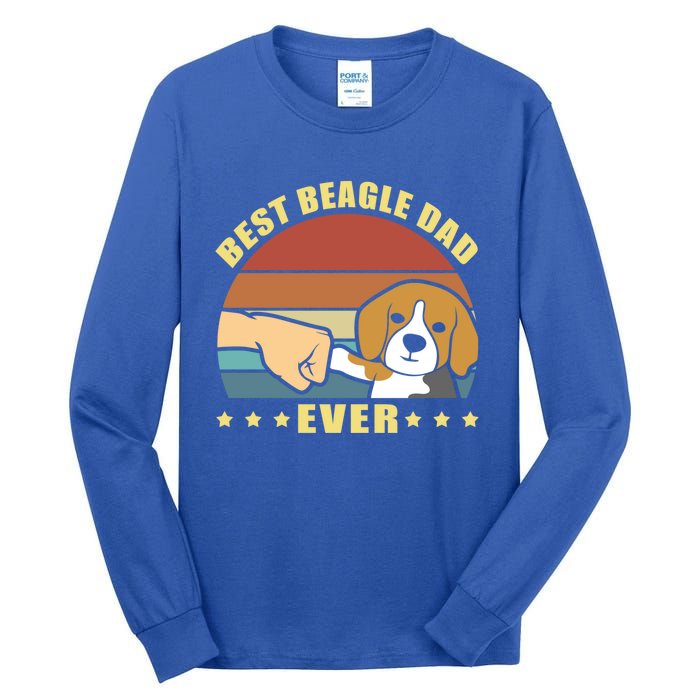 Best Beagle Dad Ever Dog Owner Father Funny Gift Tall Long Sleeve T-Shirt