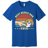 Best Beagle Dad Ever Dog Owner Father Funny Gift Premium T-Shirt