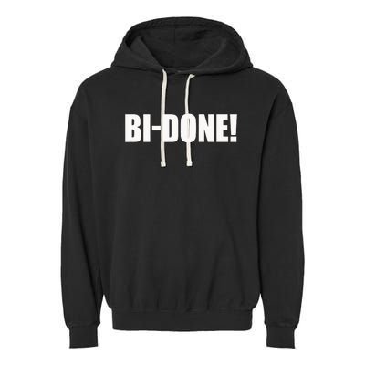 Bidone Biden Done Biden Stops The Presidential Campaign Garment-Dyed Fleece Hoodie