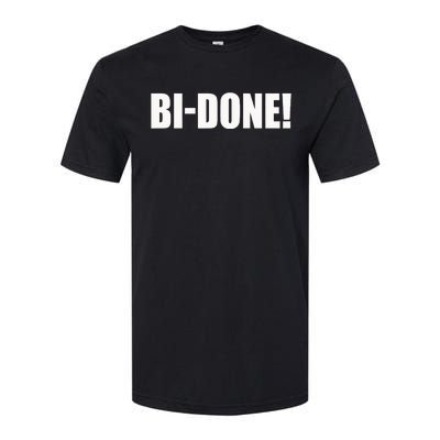 Bidone Biden Done Biden Stops The Presidential Campaign Softstyle CVC T-Shirt