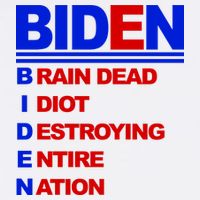 Biden Brain Dead Idiot Destroying Entire Nation Cooling Performance Crew T-Shirt