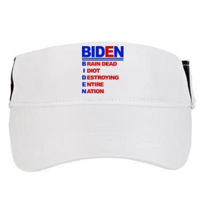 Biden Brain Dead Idiot Destroying Entire Nation Adult Drive Performance Visor