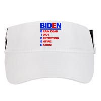 Biden Brain Dead Idiot Destroying Entire Nation Adult Drive Performance Visor