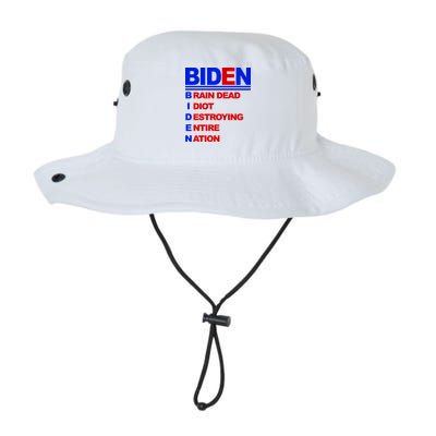 Biden Brain Dead Idiot Destroying Entire Nation Bucket Hat