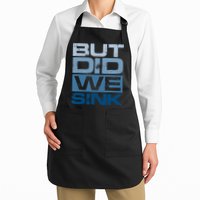 Boating But Did We Sink Pontoon Captain Apron
