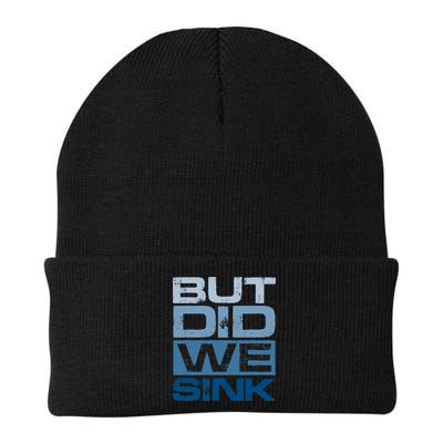 Boating But Did We Sink Pontoon Captain Beanie