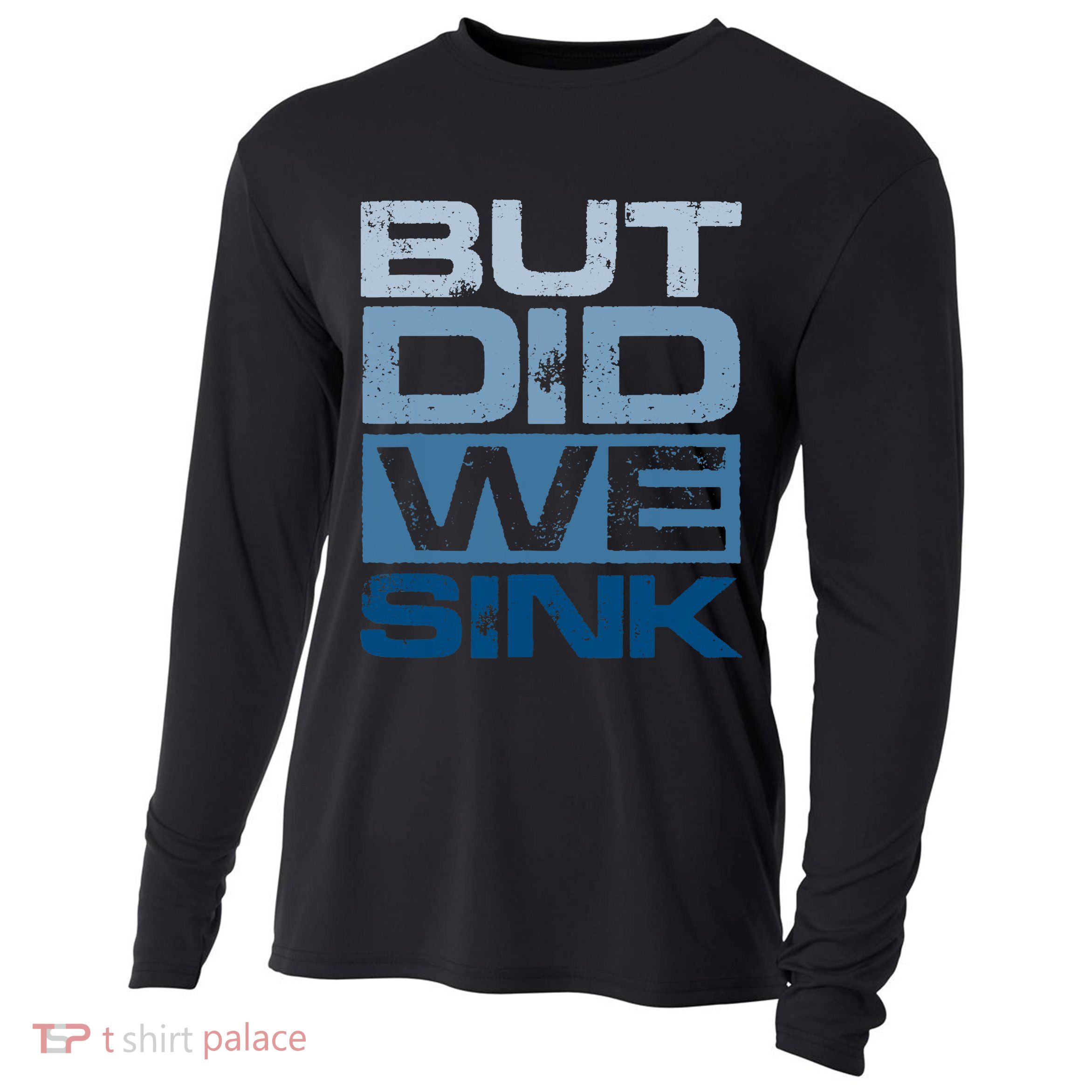 Boating But Did We Sink Pontoon Captain Cooling Performance Long Sleeve Crew