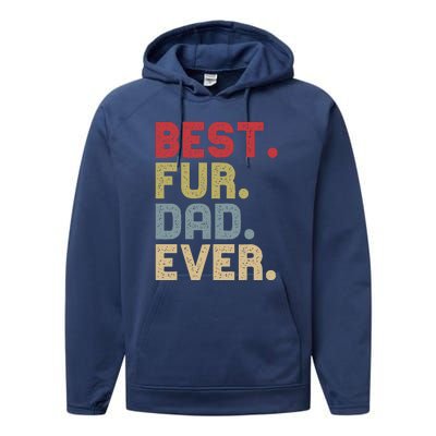 Best Bonus Dad Ever Vintage Tie Dye Fathers Day Performance Fleece Hoodie