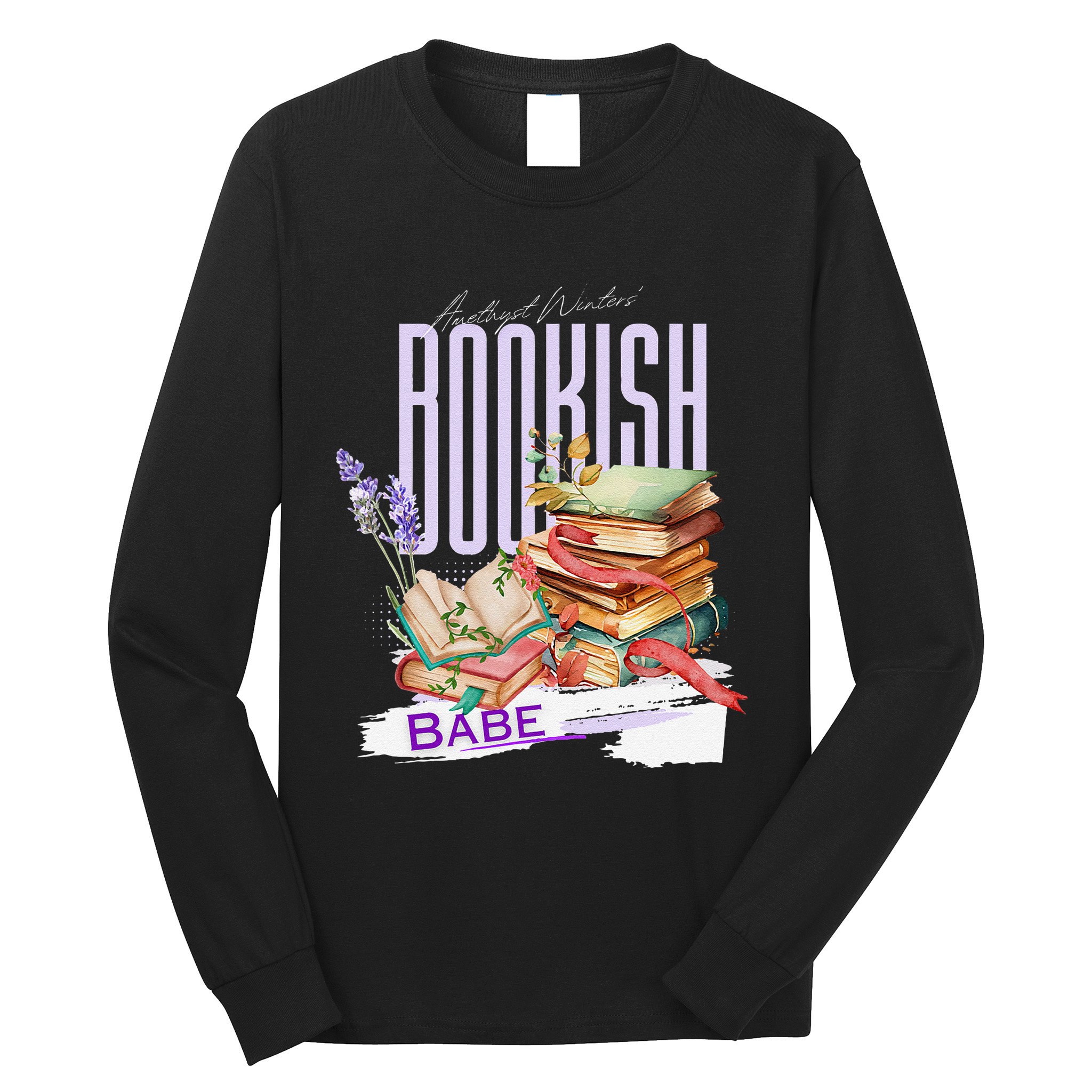 Bookish Babe Dark Romance Merch Funny Long Sleeve Shirt