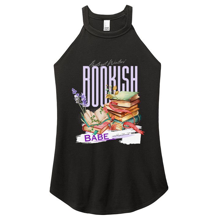 Bookish Babe Dark Romance Merch Funny Women's Perfect Tri Rocker Tank