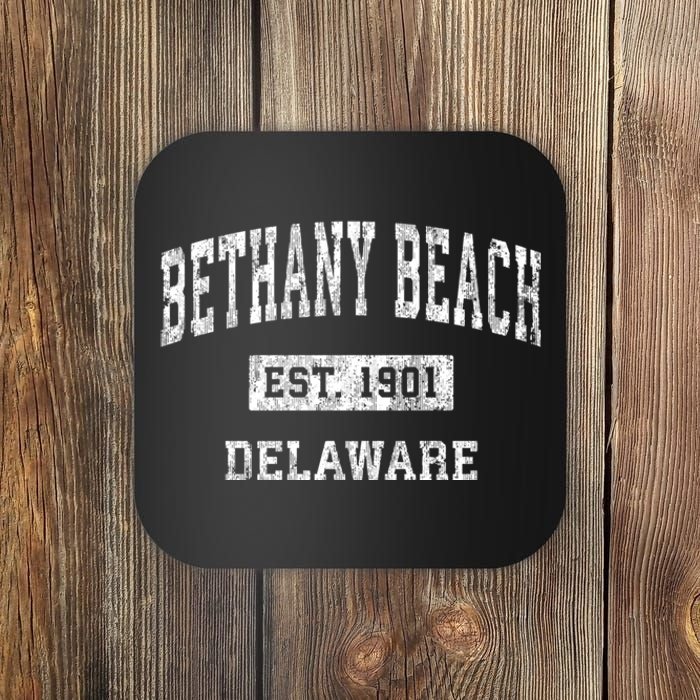 Bethany Beach Delaware De Vintage Sports Coaster