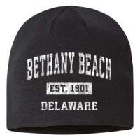 Bethany Beach Delaware De Vintage Sports Sustainable Beanie