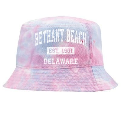 Bethany Beach Delaware De Vintage Sports Tie-Dyed Bucket Hat