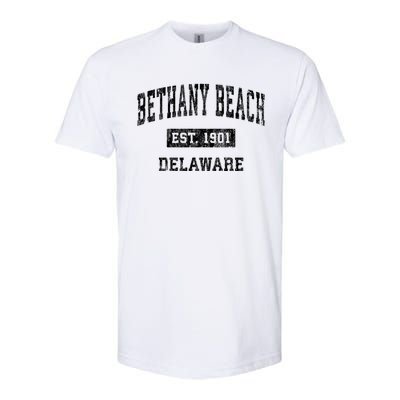 Bethany Beach Delaware De Vintage Sports Softstyle CVC T-Shirt