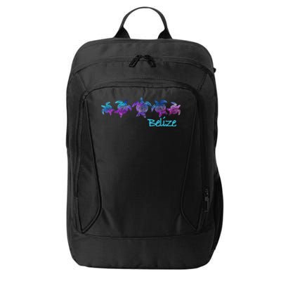 Belize Beach Design / Tribal Turtle Gift City Backpack